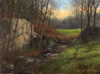 Sun on ledge, autumn