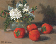 still life with persimmons